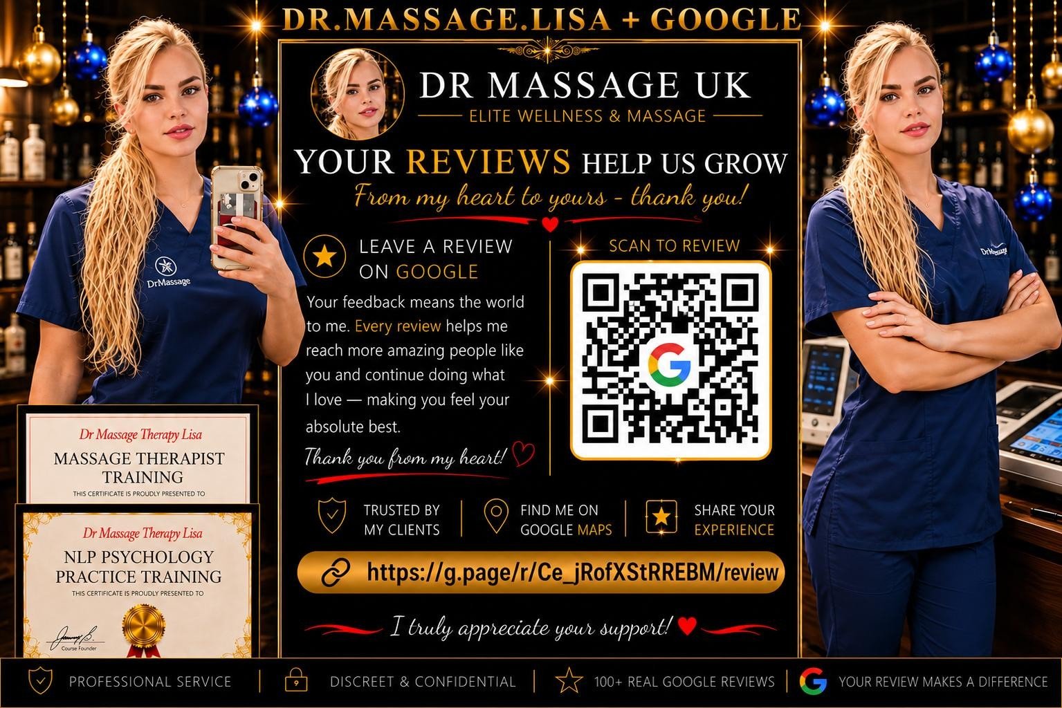 Dr Massage UK - leave a Google review
